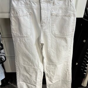 We The Free Cream Denim Jeans